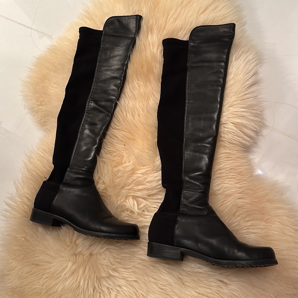 Stuart Weitzman 5050 boots in NAPPA - Picture 2 of 7